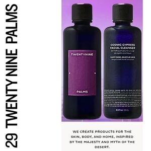 Twenty Nine Palms Cosmic Cypress Facial Cleanser Spa Salon Products